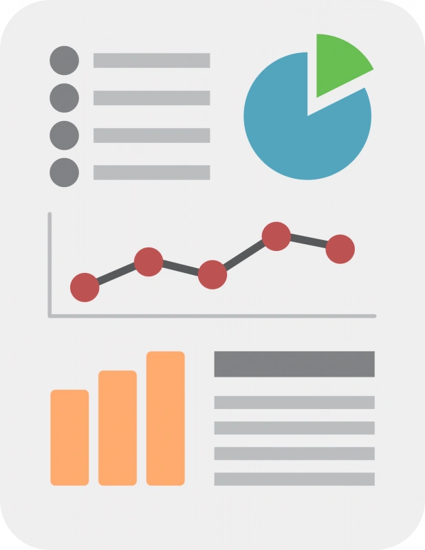 Cartoon representation of an infographic