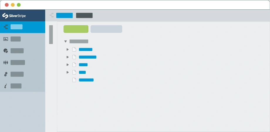 Graphic illustrating the Silverstripe CMS